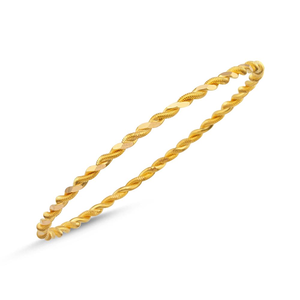 22 Ayar İkili Burma Altın Bilezik 20 Gr