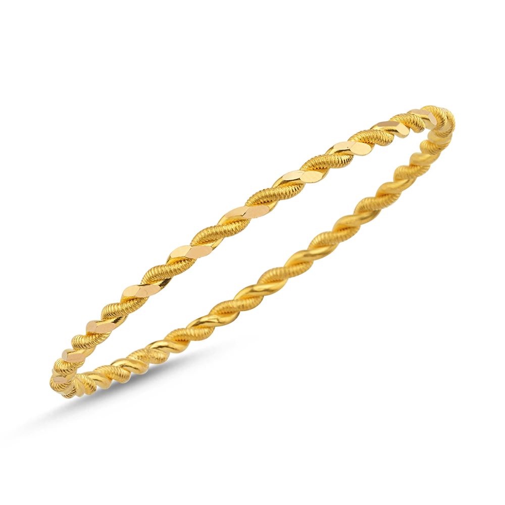 22 Ayar İkili Burma Altın Bilezik 25 Gr