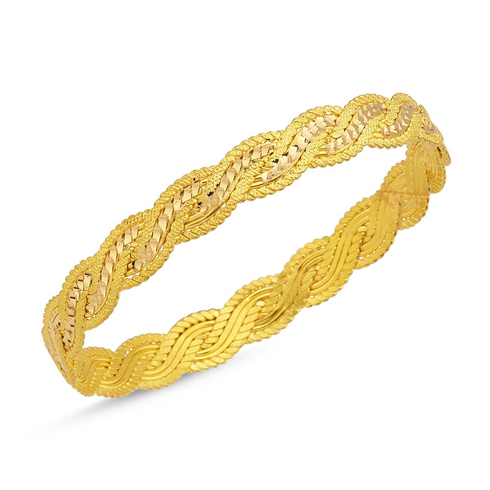 22 Ayar Örme Altın Bilezik 25 Gr