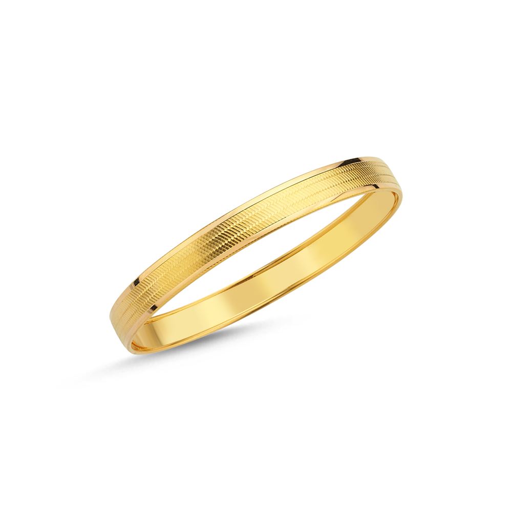 22 Ayar Hasır Şarnel Altın Bilezik 8mm 8 Gr