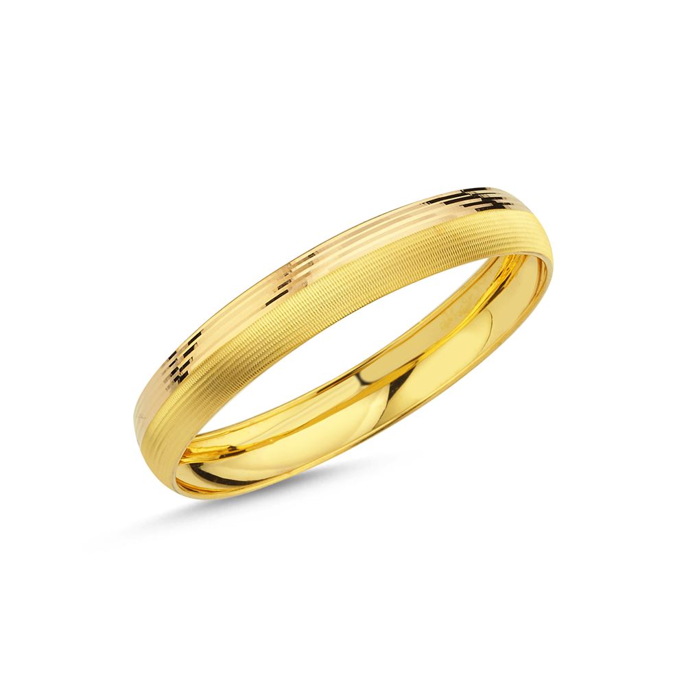 22 Ayar Şarnel Altın Bilezik 12mm 13 Gr