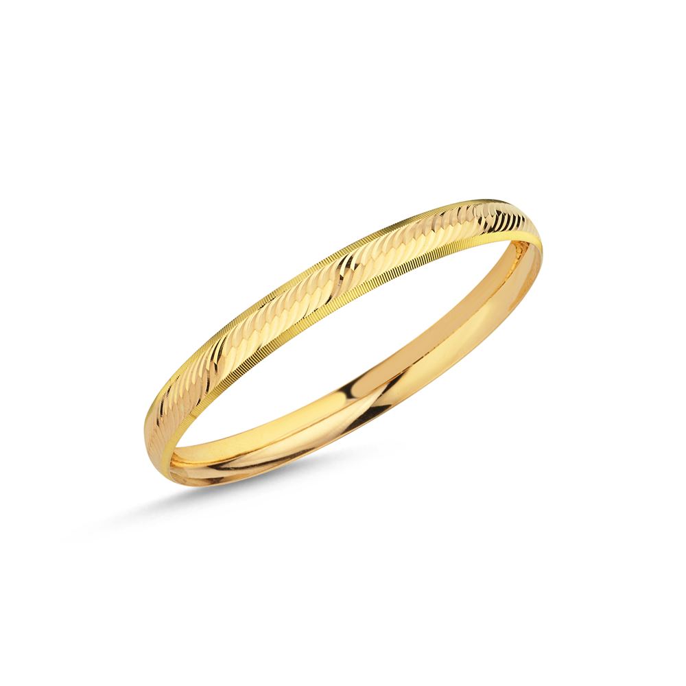 22 Ayar Tel Altın Bilezik 8mm 8 Gr