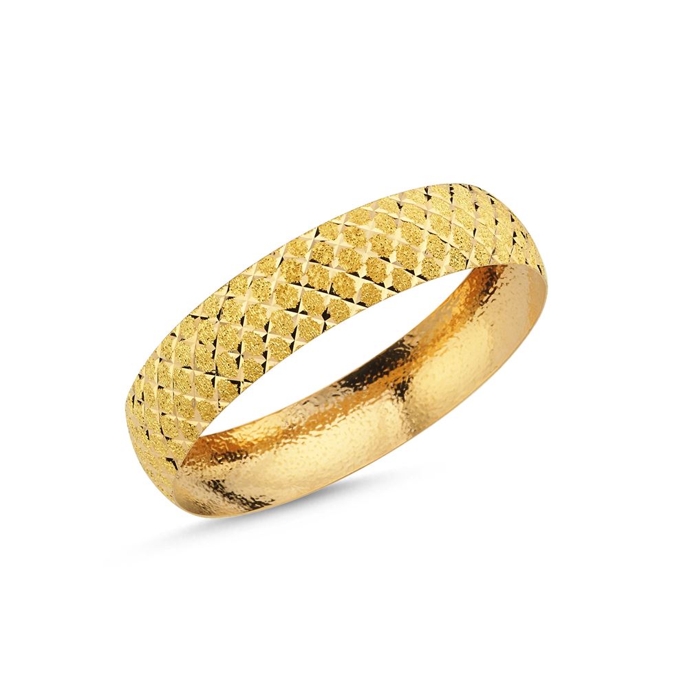 22 Ayar Tel Altın Bilezik 15mm 20 Gr