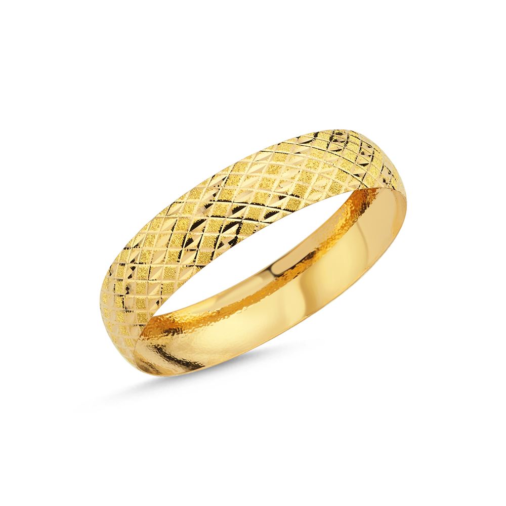 22 Ayar Tel Altın Bilezik 15mm 20 Gr