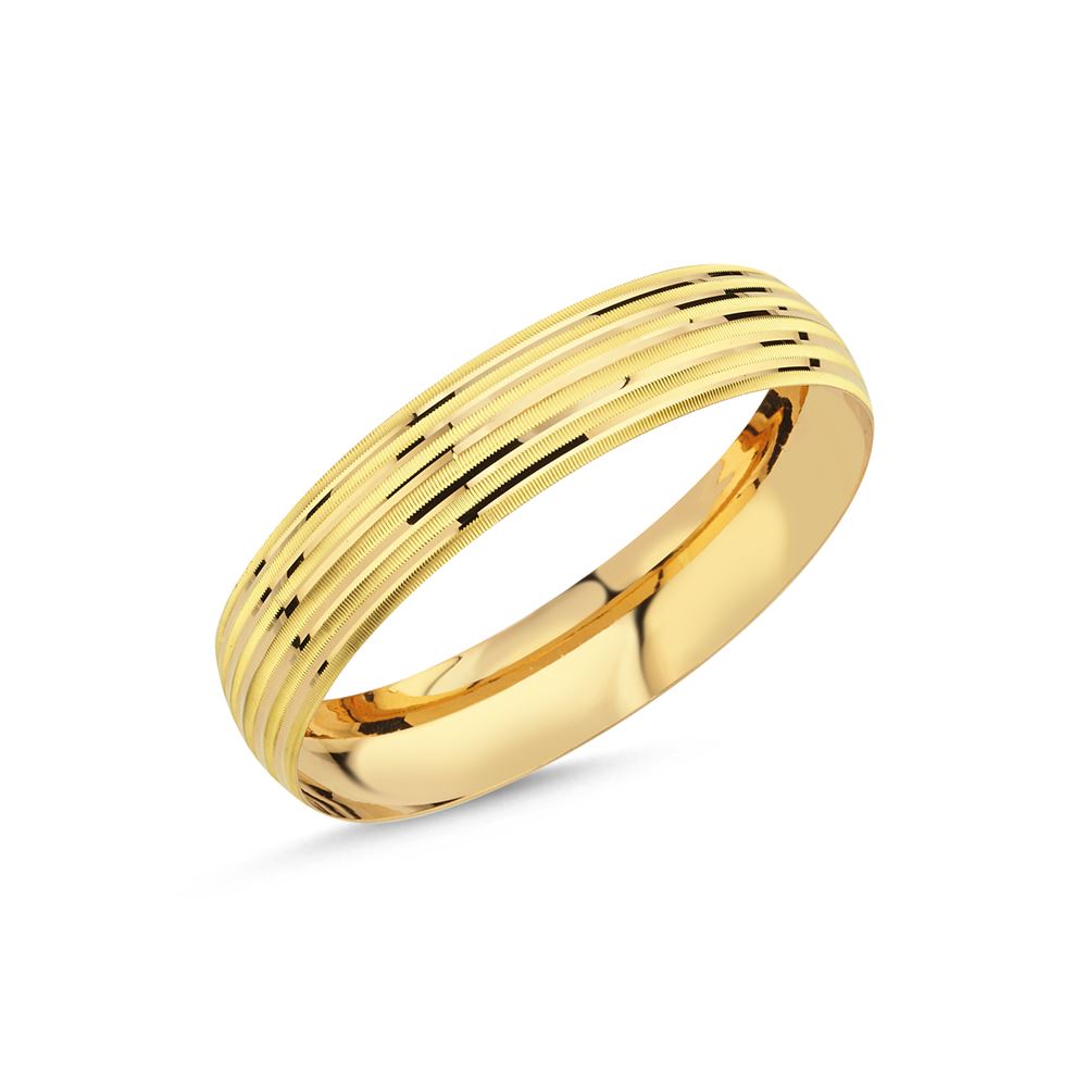 22 Ayar Tel Altın Bilezik 15mm 20 Gr