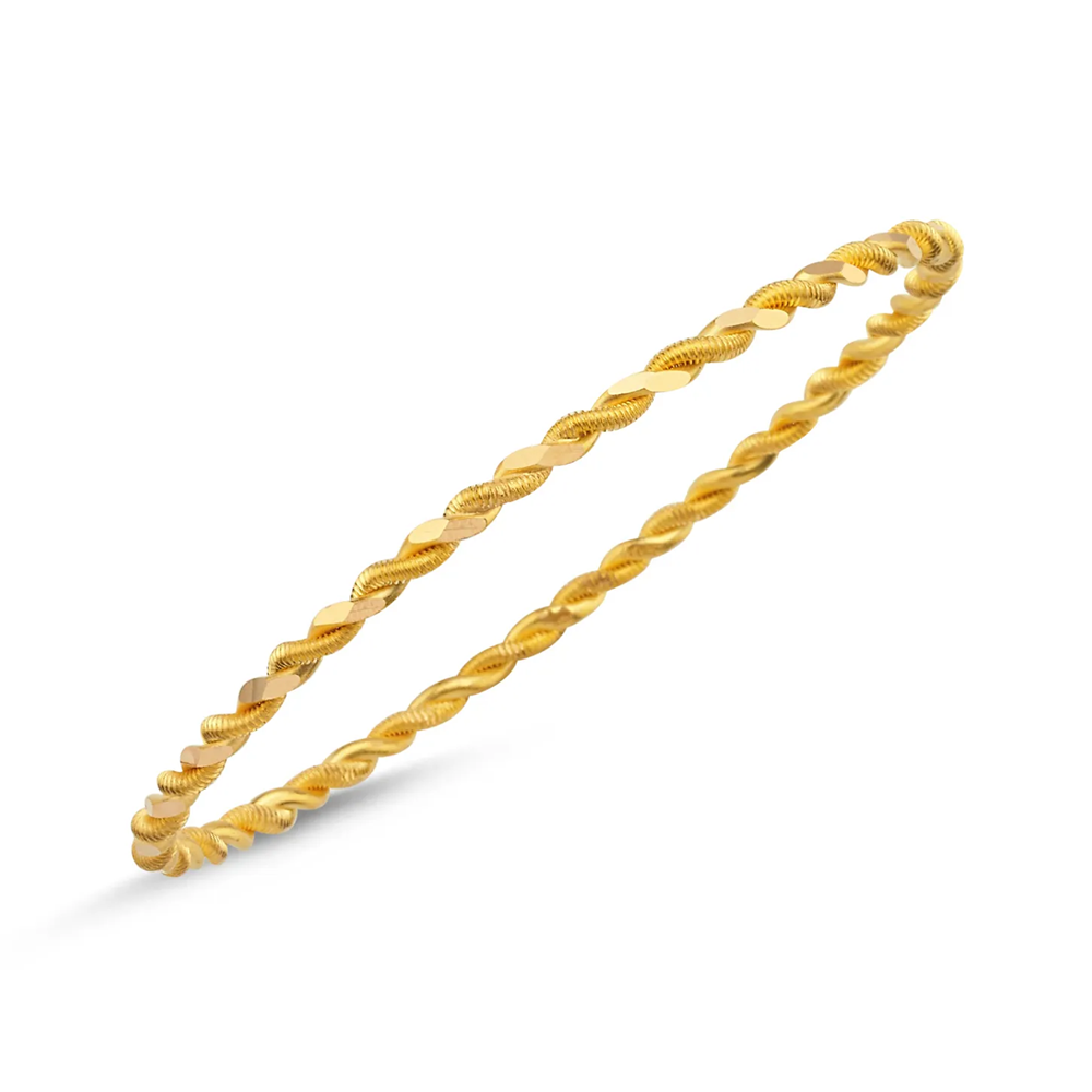 22 Ayar İkili Burma Altın Bilezik 15 Gr