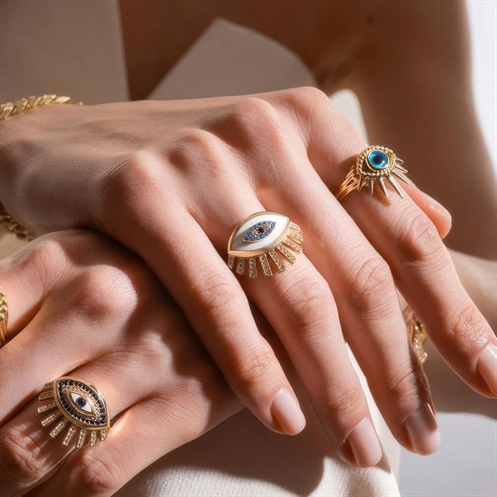 Taşlı Göz Yüzük
