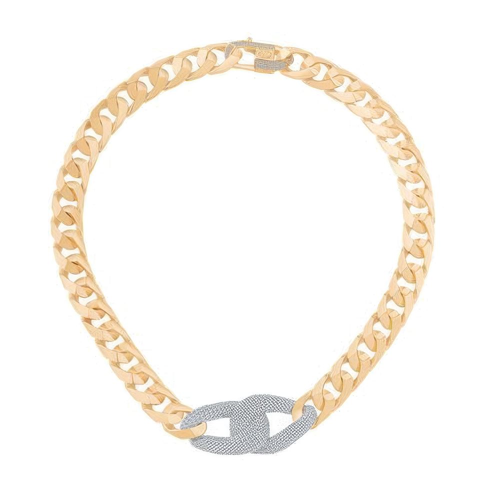 Taşlı Burgu Zincir Altın Set