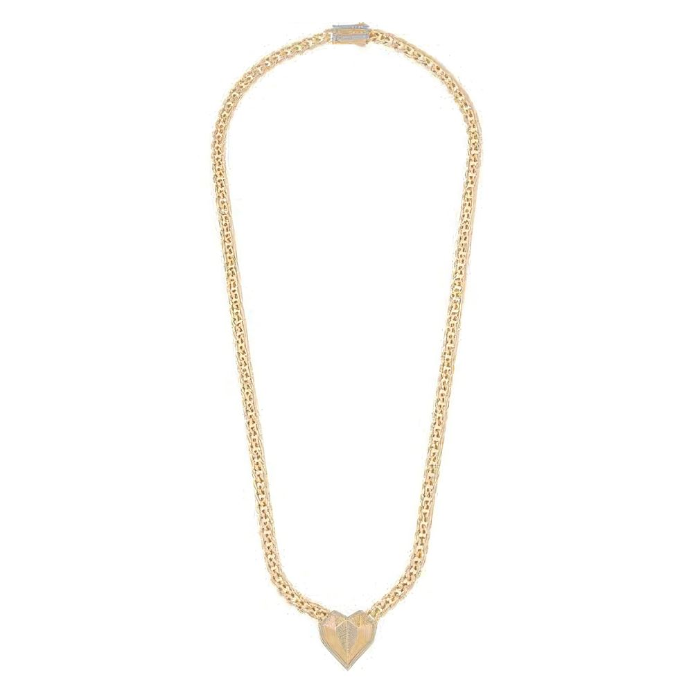 Taşlı Kalp Gurmet Kolye 45Cm Zincir