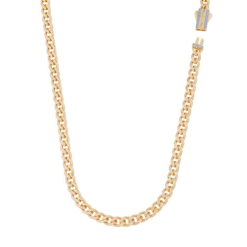 5Mm Altın Gurmet Zincir 45Cm