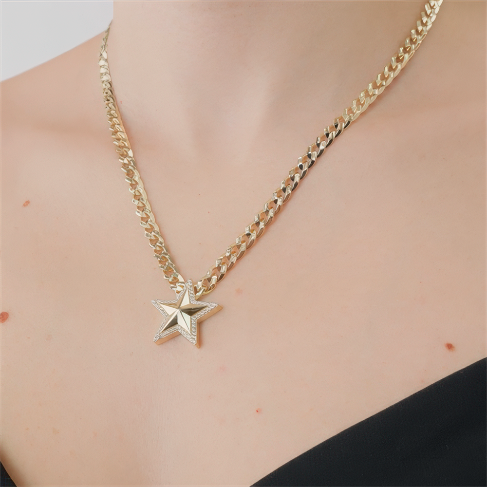 Yıldız Gurmet Kolye 45Cm Zincir