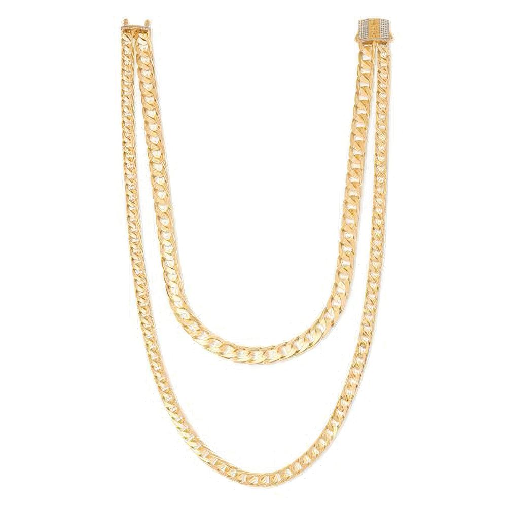 İki Sıra Piramit Gurmet Zincir 45-50Cm