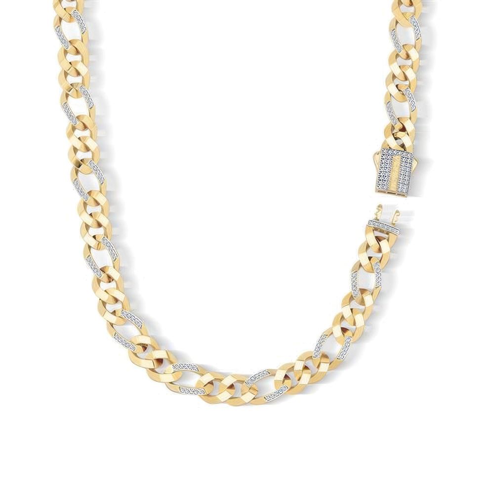 Taşlı Figaro Zincir 45 Cm