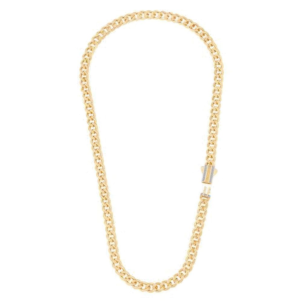 7Mm Altın Kalemli Gurmet Zincir 45Cm