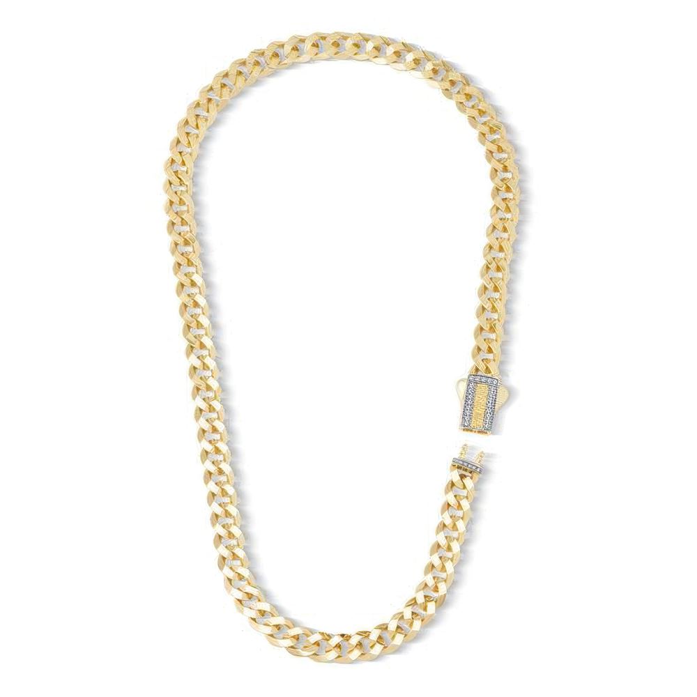 7Mm Altın Gurmet Zincir 45Cm