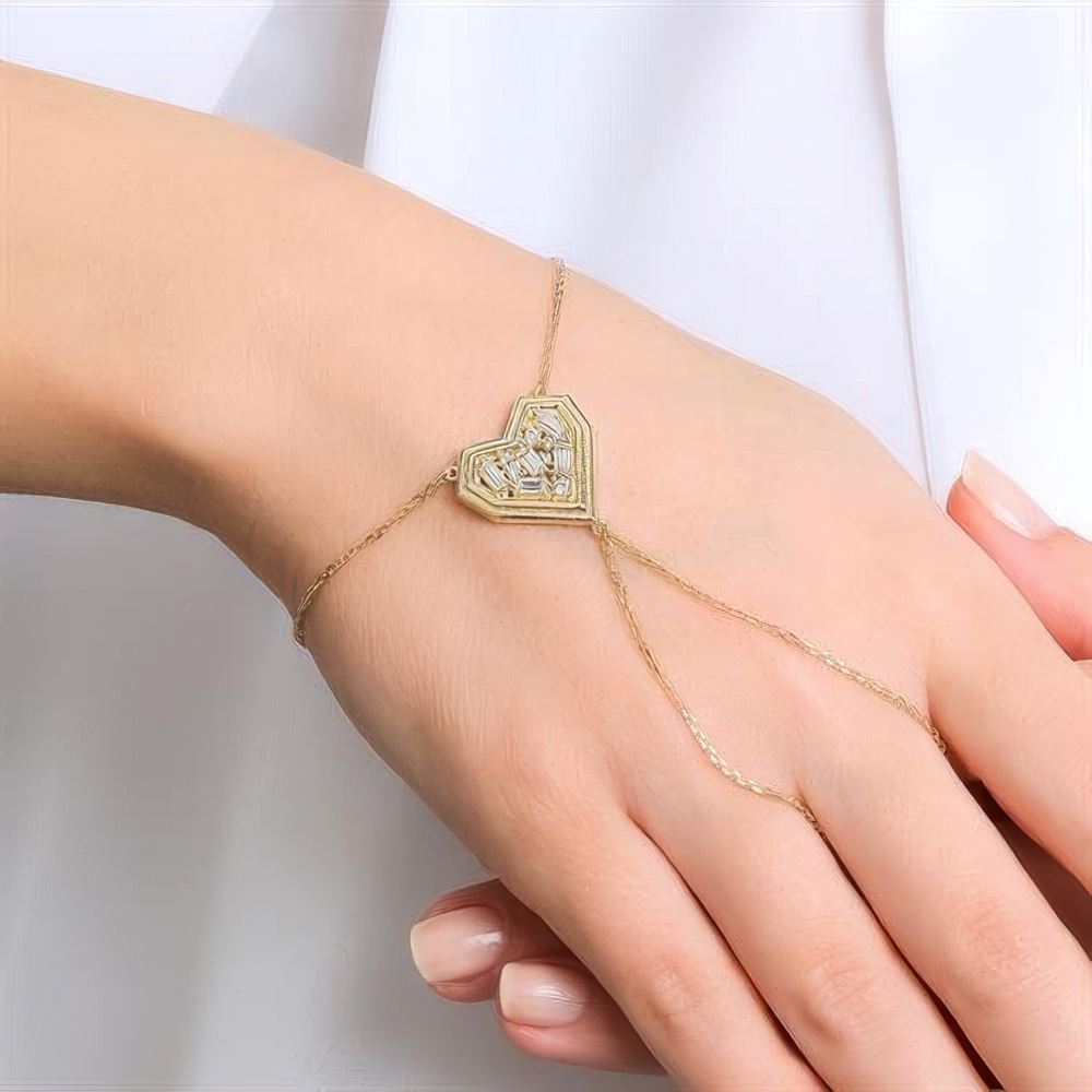 Baget Taşlı Kalp Şahmeran