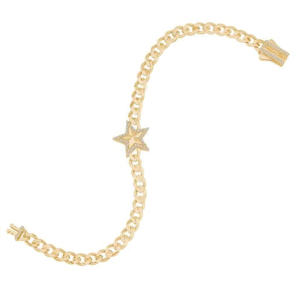 Taşlı Yıldız Gurmet Bileklik 18CM