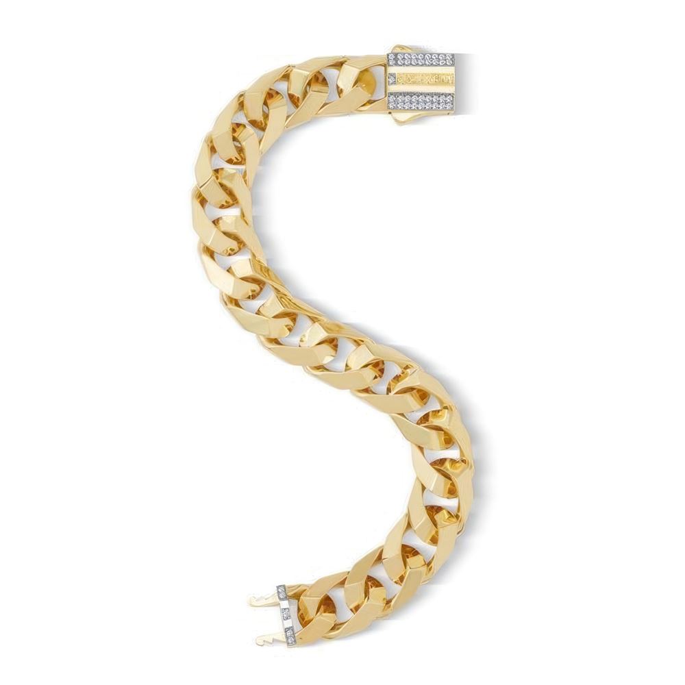 9 Mm Piramit Gurmet Bileklik 18CM