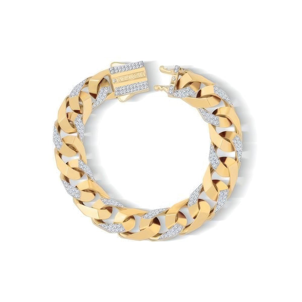 11 Mm Taşlı Piramit Gurmet Bileklik 18CM