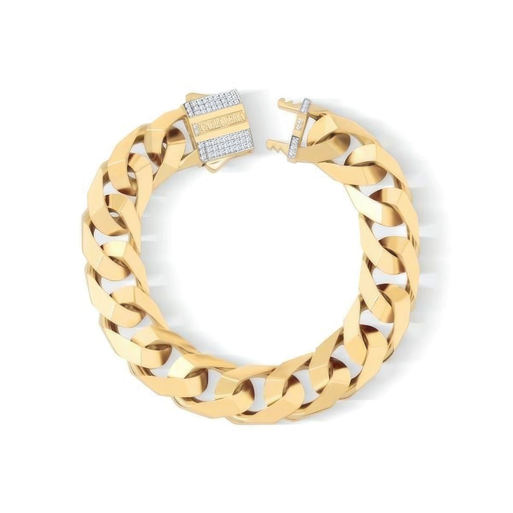 13 Mm Piramit Gurmet Bileklik 18CM