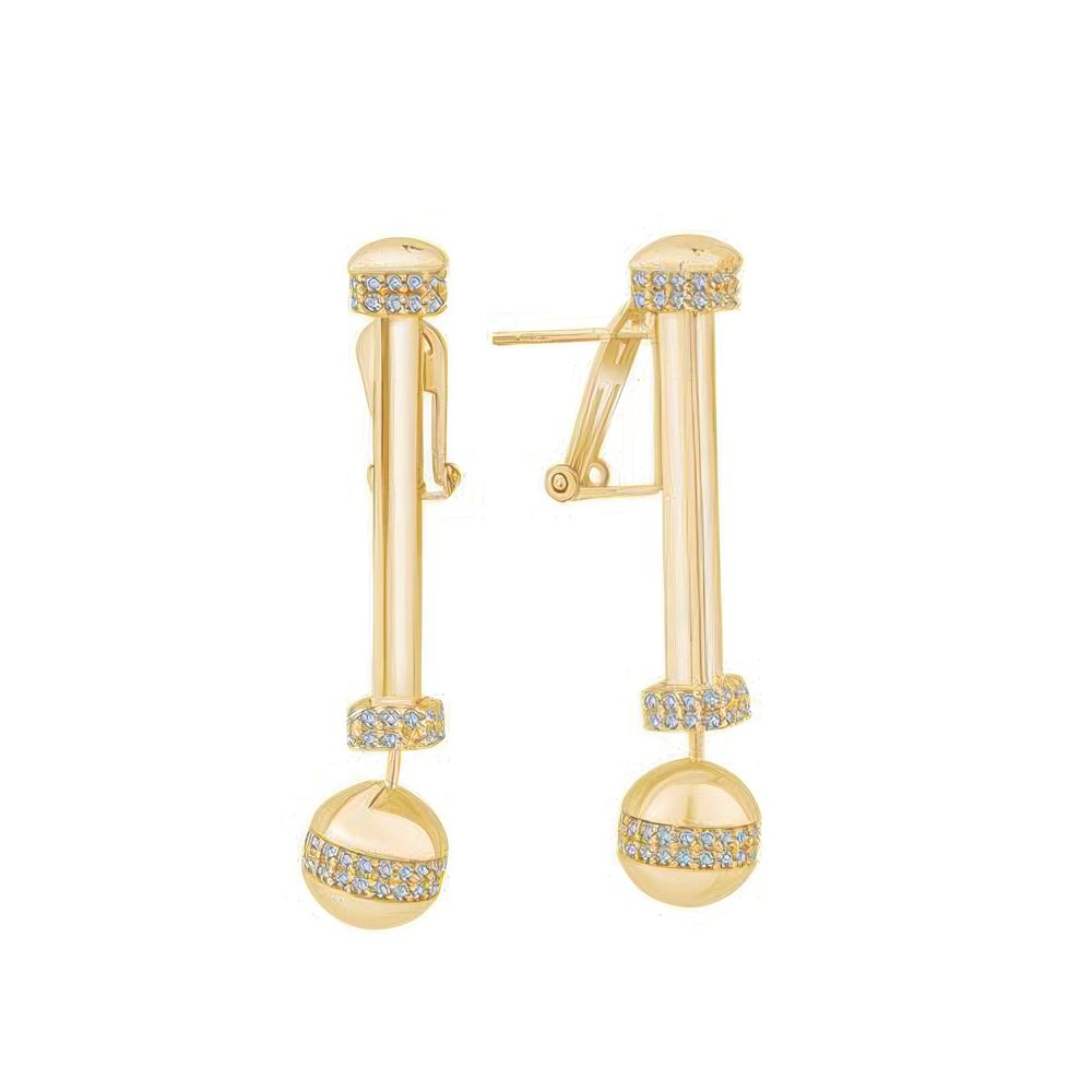 Golden Soul Taşlı Küpe