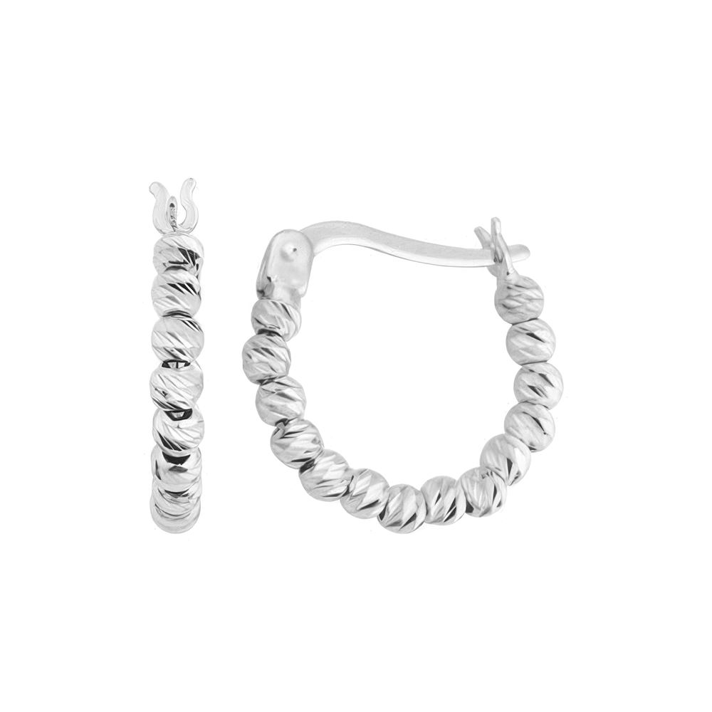 Altın Top Halka Küpe