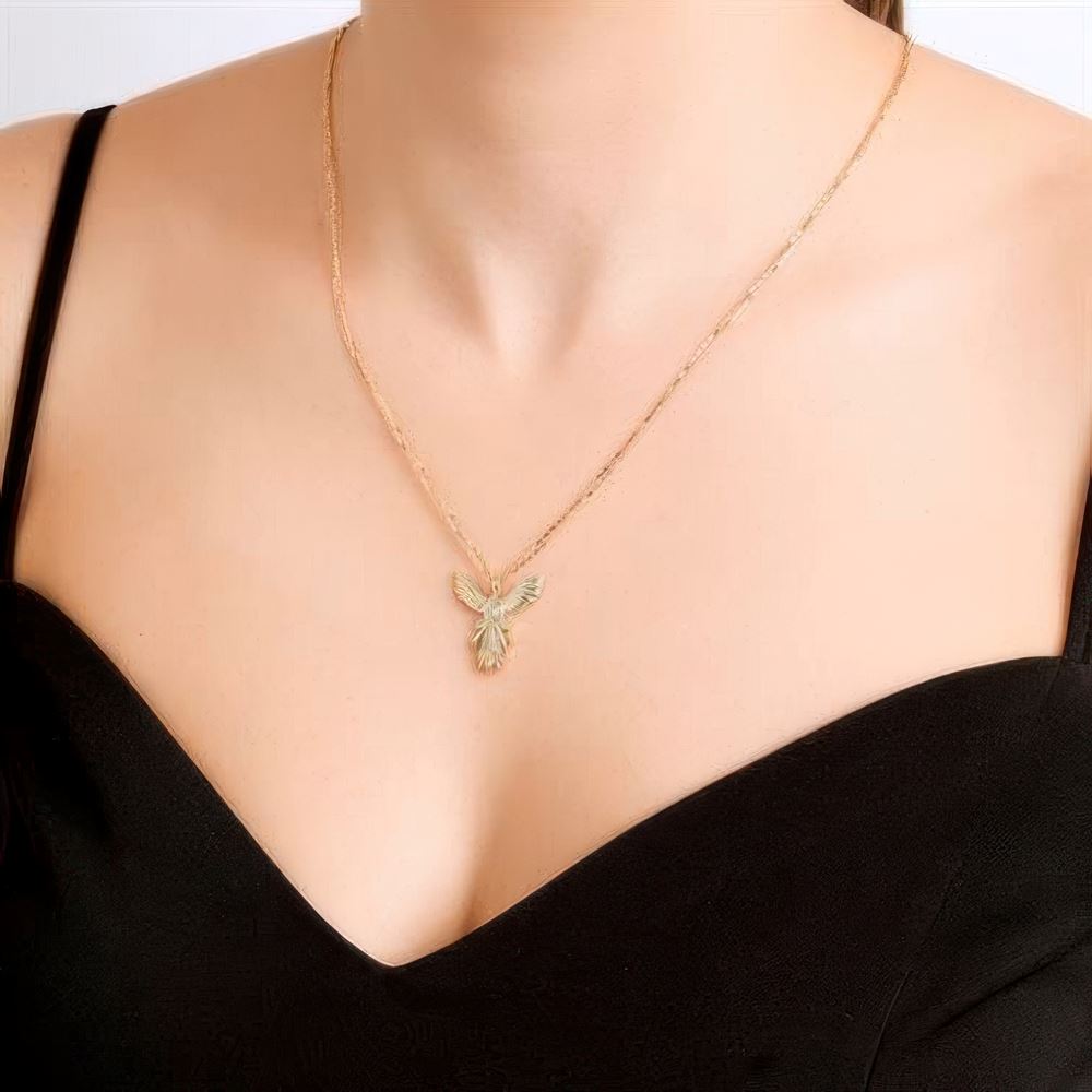 Anka Kuşu Kolye 45Cm Zincir