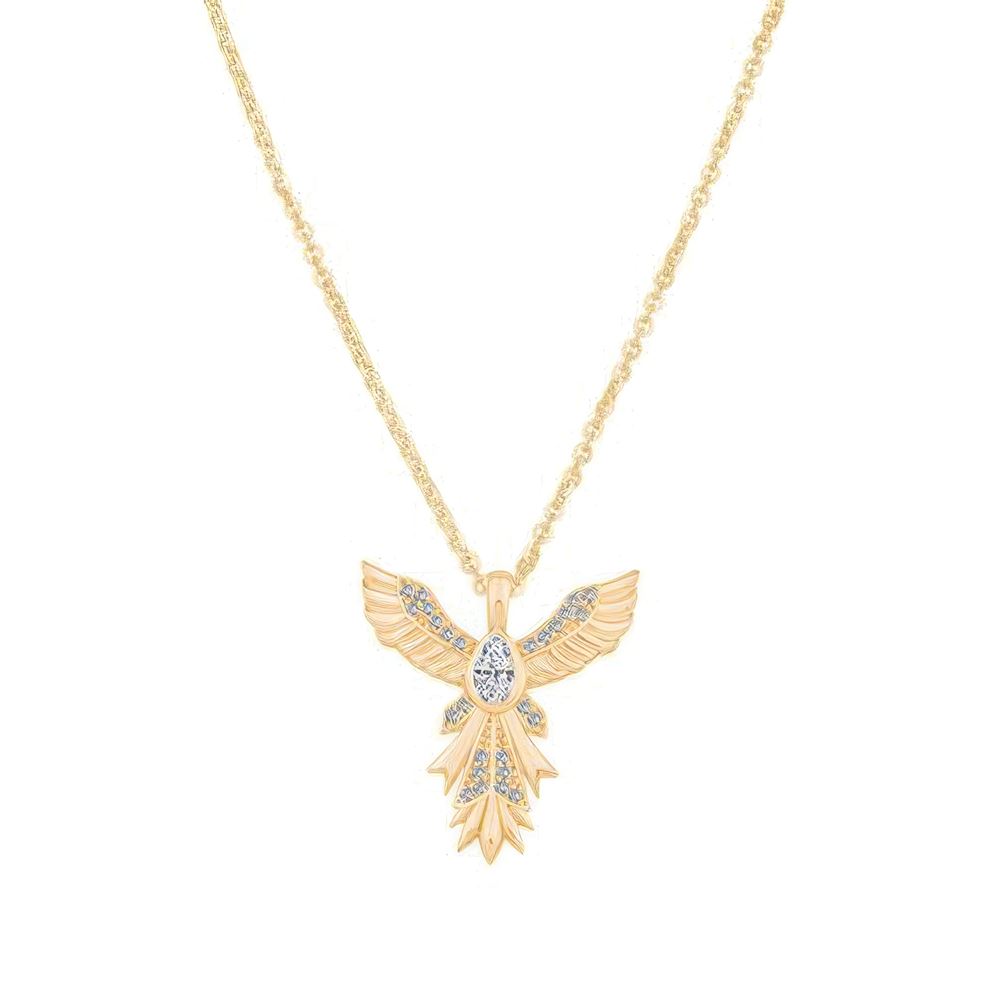 Anka Kuşu Kolye 45Cm Zincir