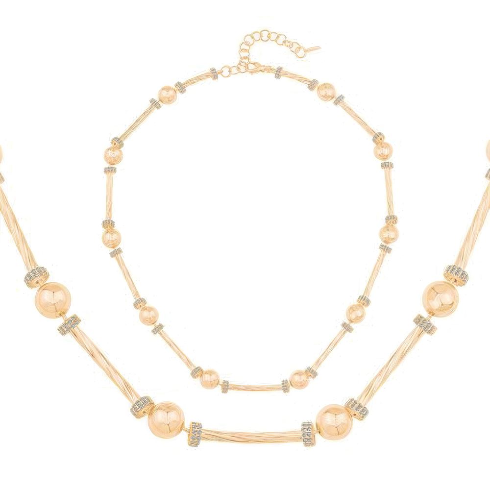 Burgu Silindir Kolye 43 Cm Zincir