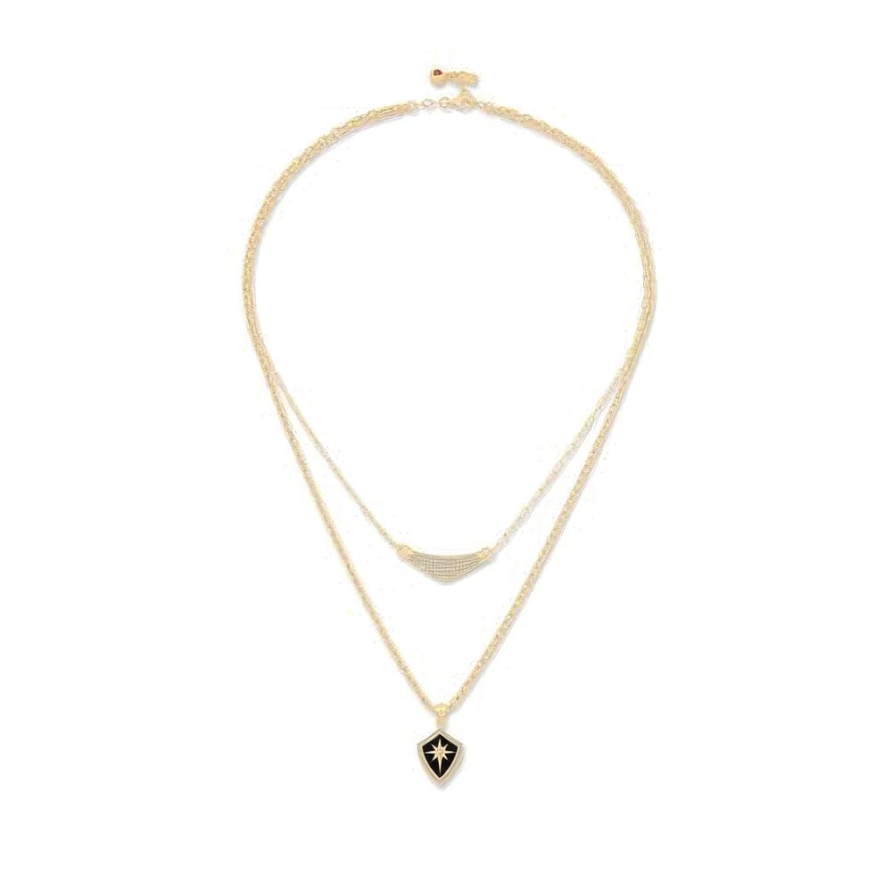 İkili Trend Kolye 50 Cm Zincir