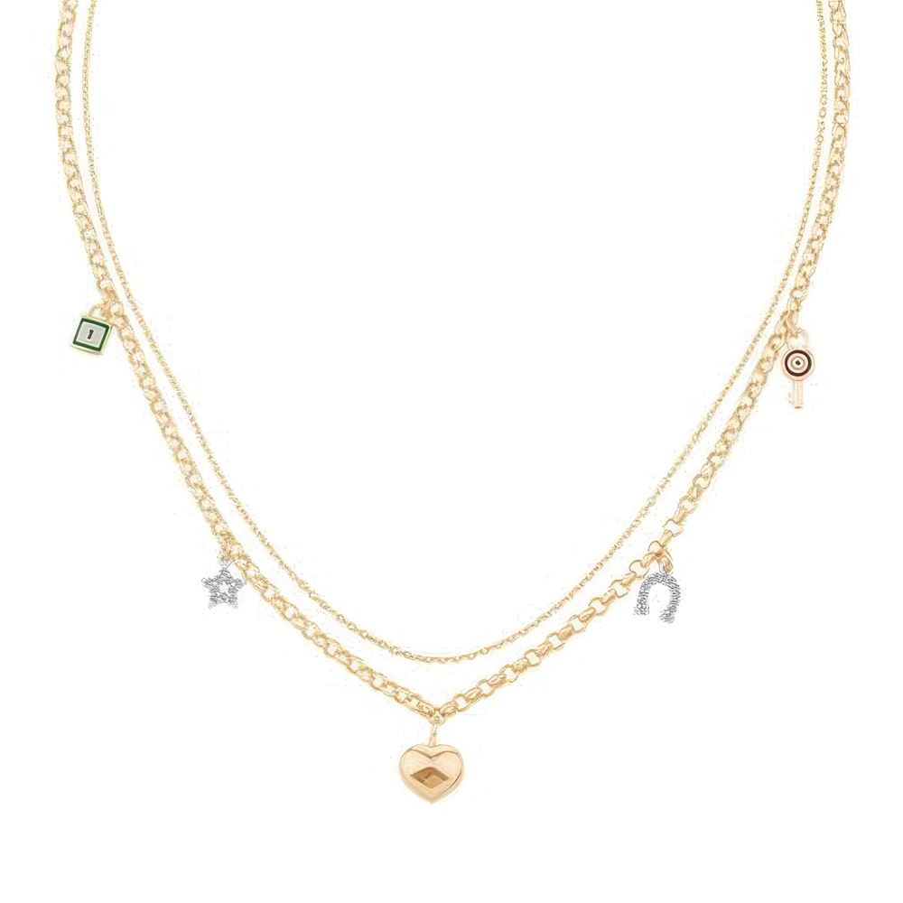 Kalp Şans Kolye 50 Cm Zincir