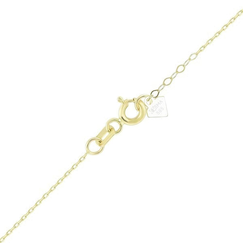 Kuzey Yıldızı Altın Kolye 45Cm Zincir