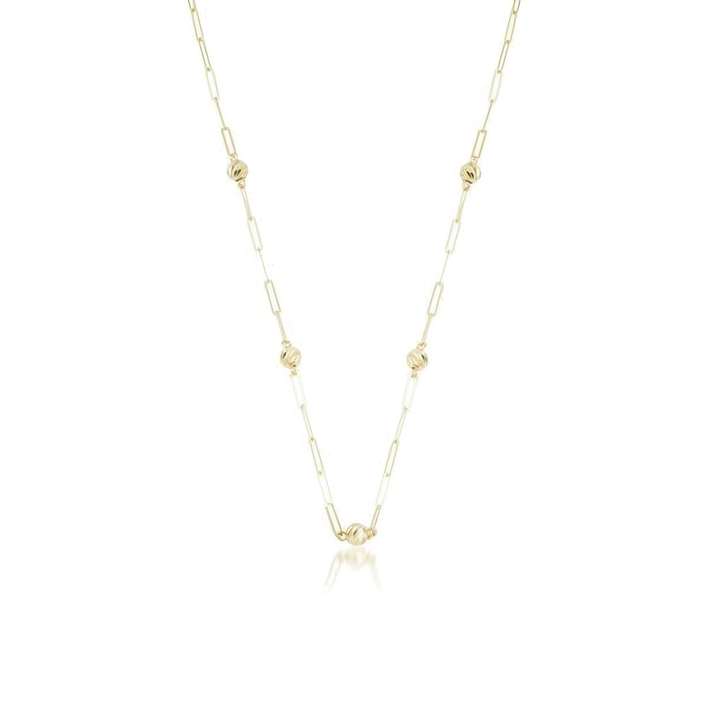 Top Top Altın Zincir Kolye 42Cm Zincir