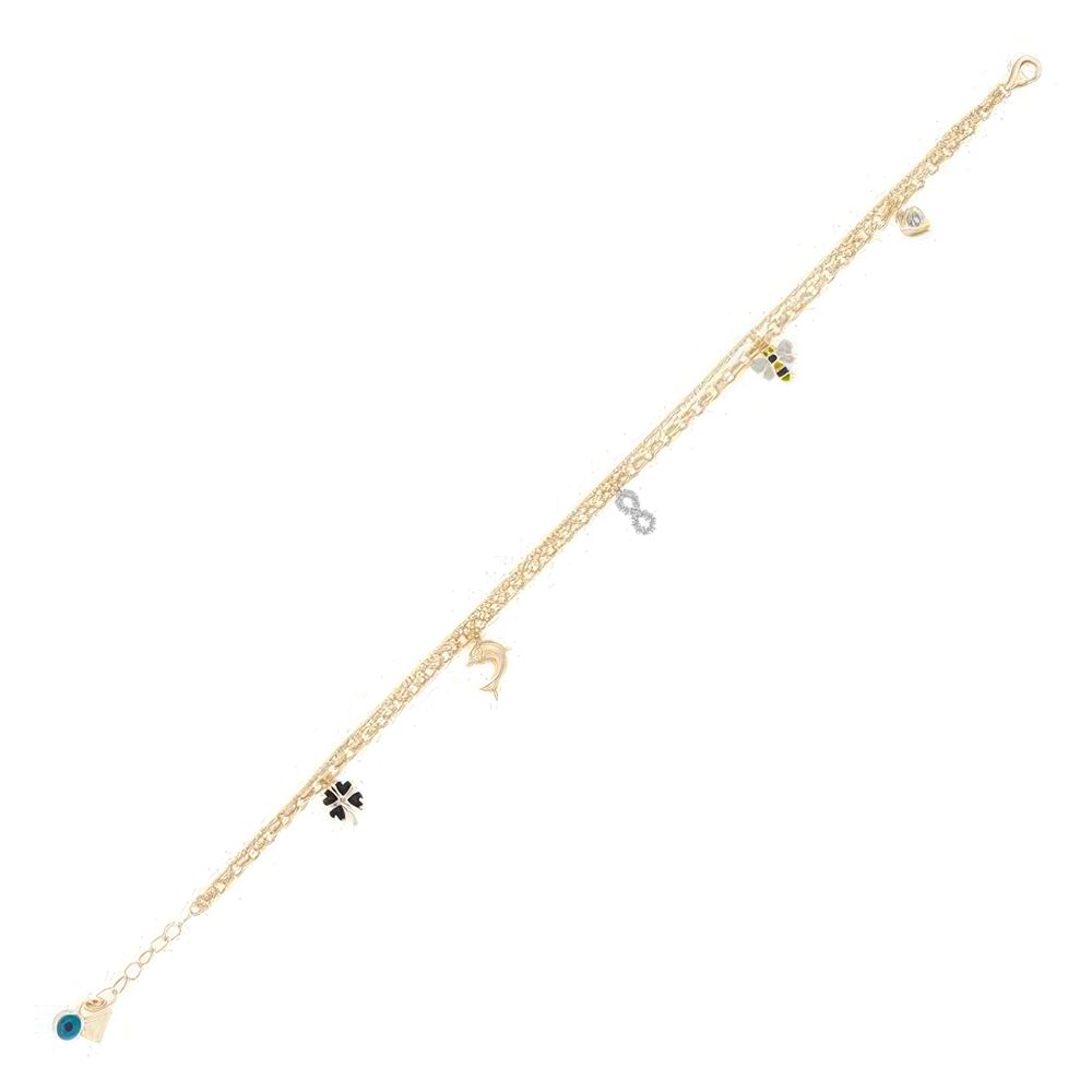 Sonsuzluk Şans Altın Halhal