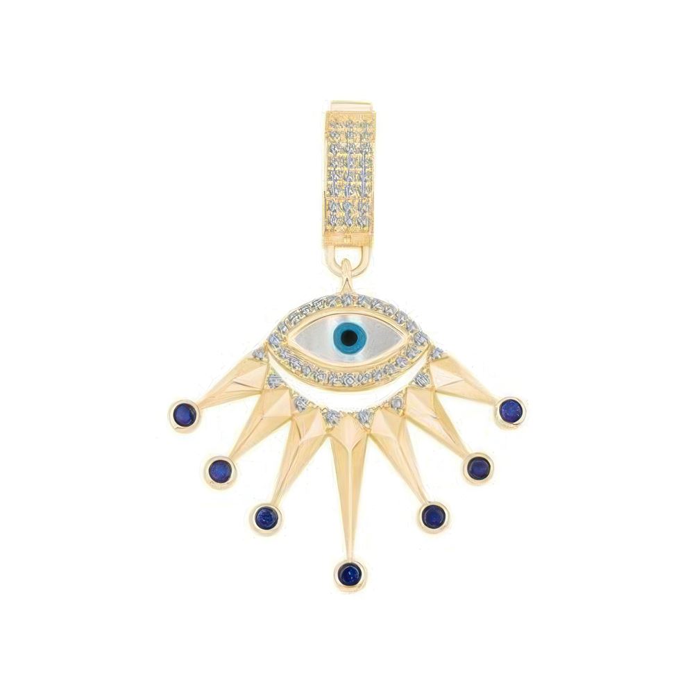 Pembe Taşlı Nazar Göz Charm