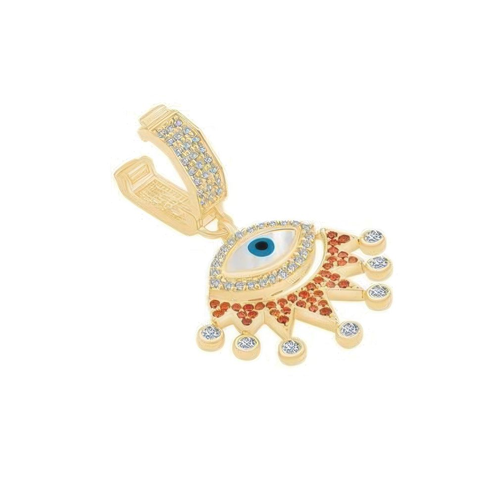 Renkli Taşlı Nazar Göz Charm