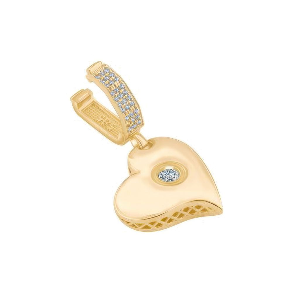 Çift Taraflı Kalp Charm