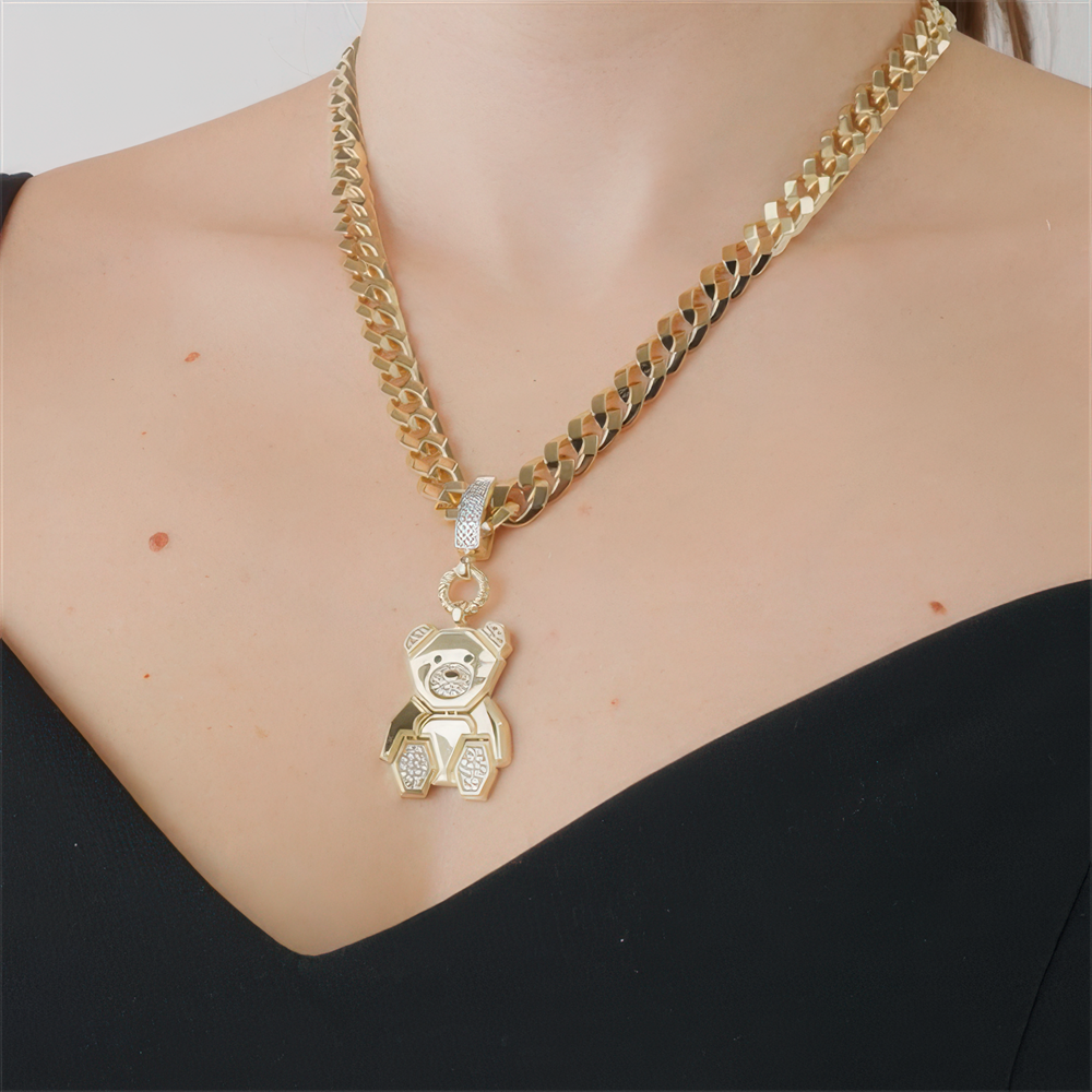 Taşlı Ayıcık Charm