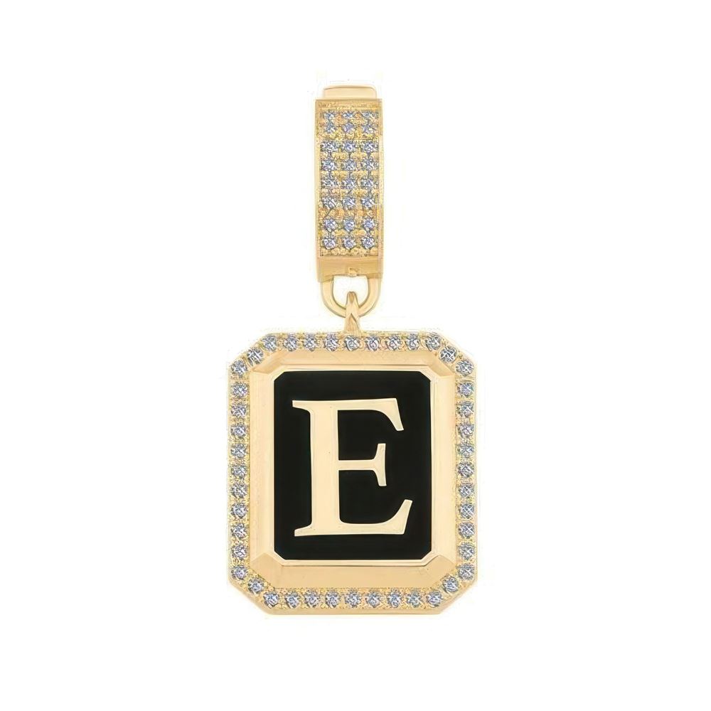 Taşlı Harf Kolye Ucu Charm