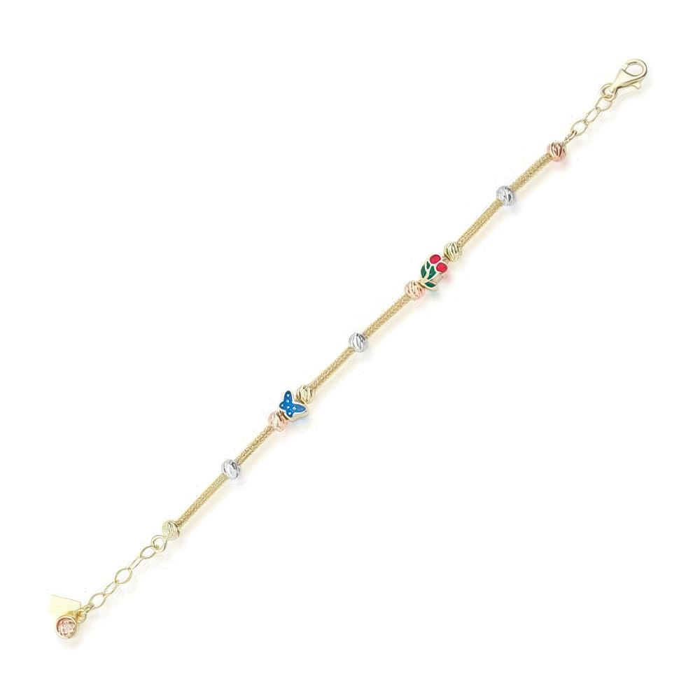 Kelebek Mineli Çocuk Bilekliği 15Cm Bileklik