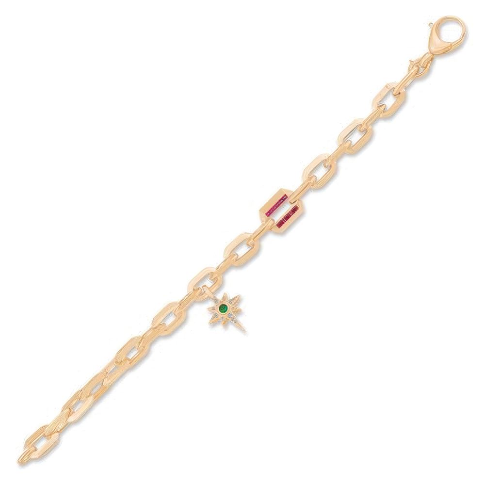 İtalyan Tasarım Kuzey Yıldızı Bileklik 18CM