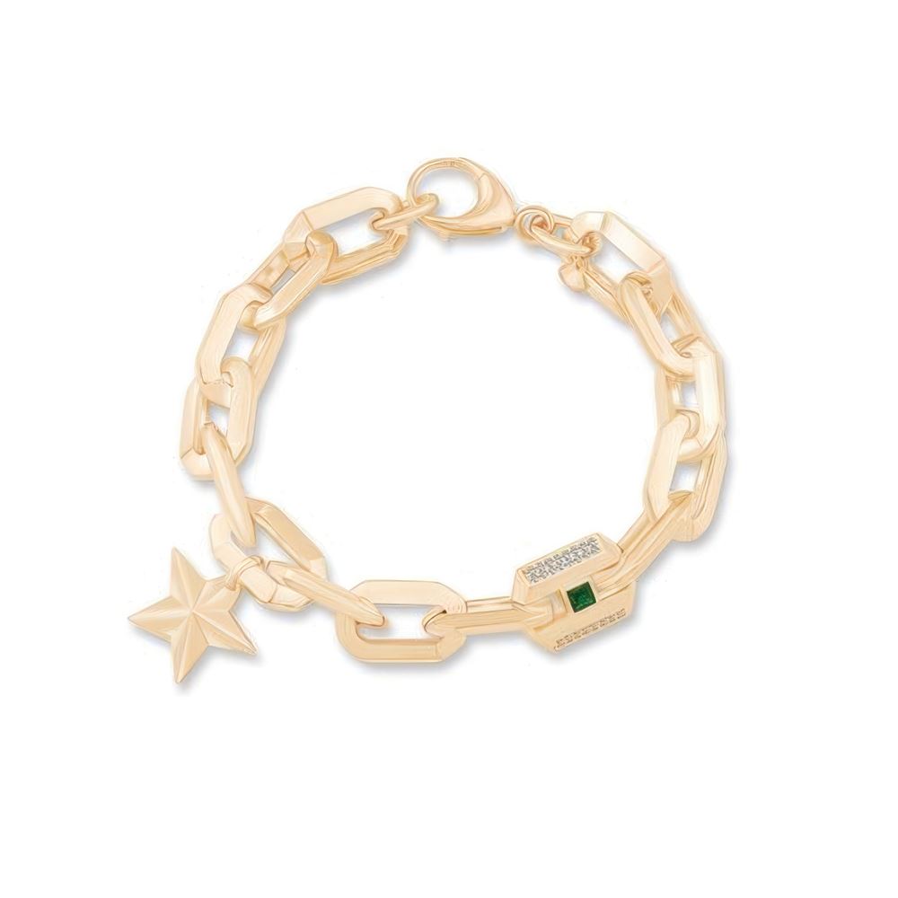 İtalyan Tasarım Yıldız Bileklik 18CM