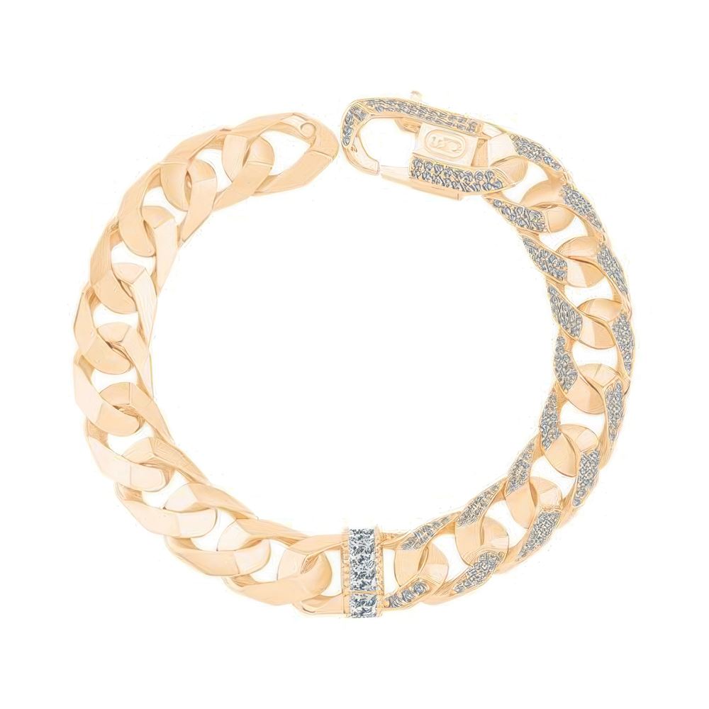 Taşlı Piramit Gurmet Bileklik 18cm