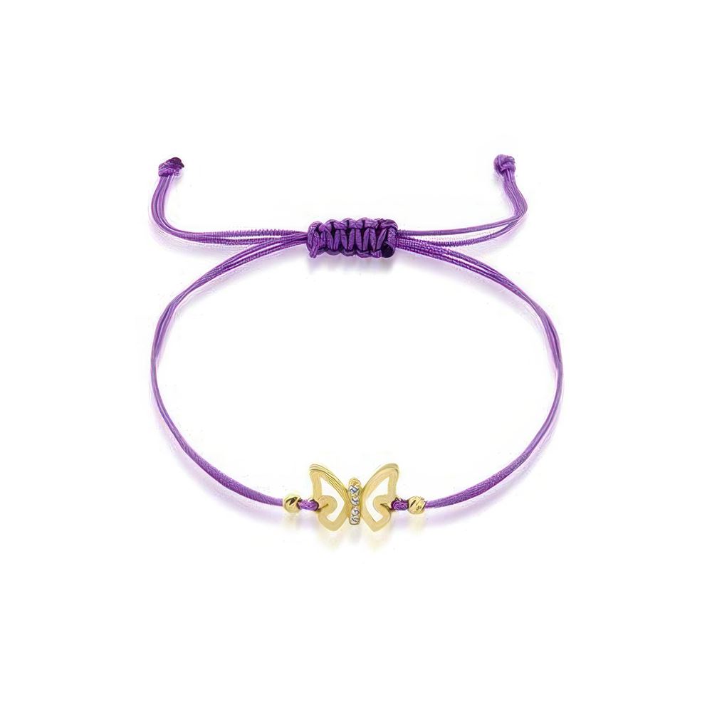 Altın Kalp Taşlı Bileklik AYARLANABİLİR