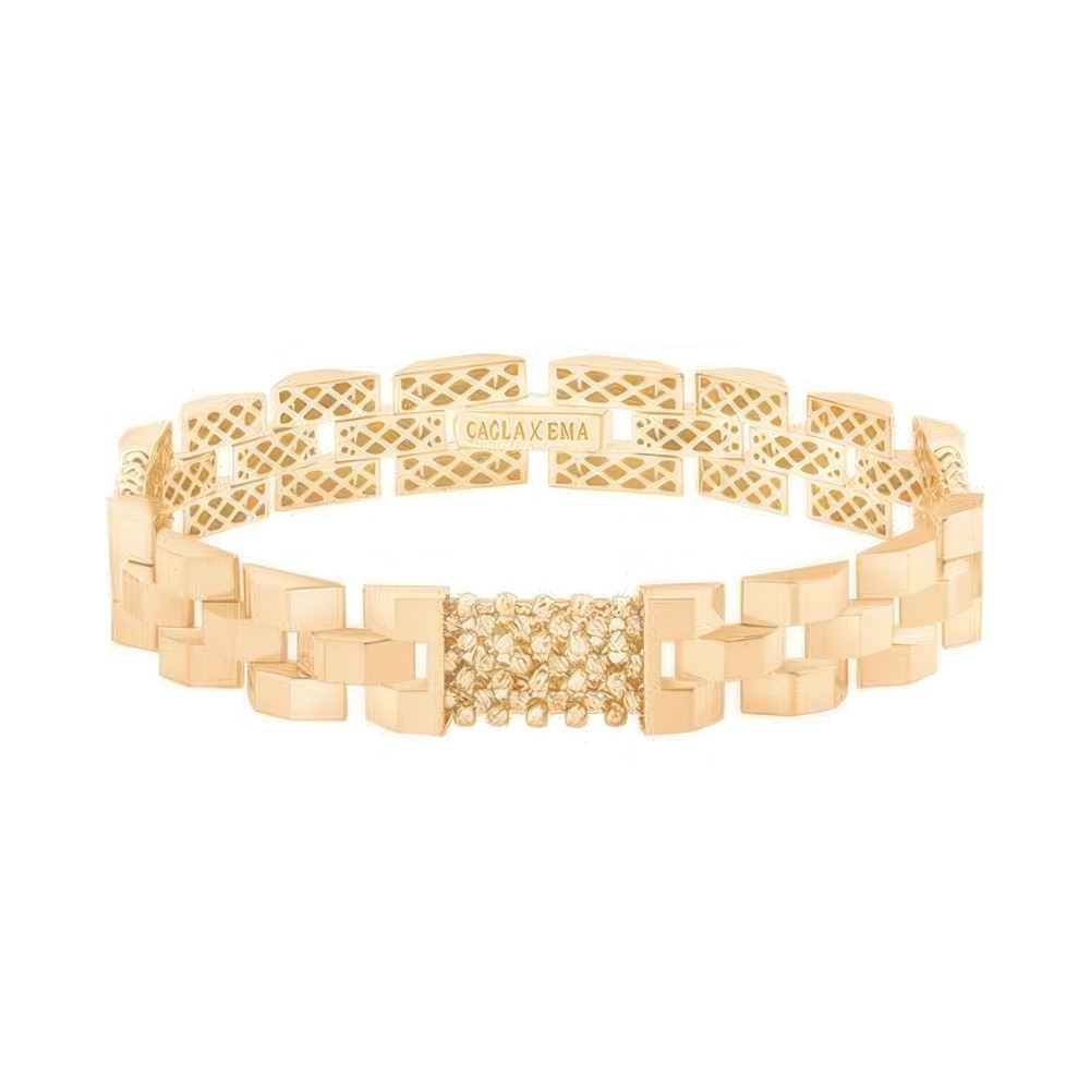 Tasarım Toptop Altın Bileklik 18Cm