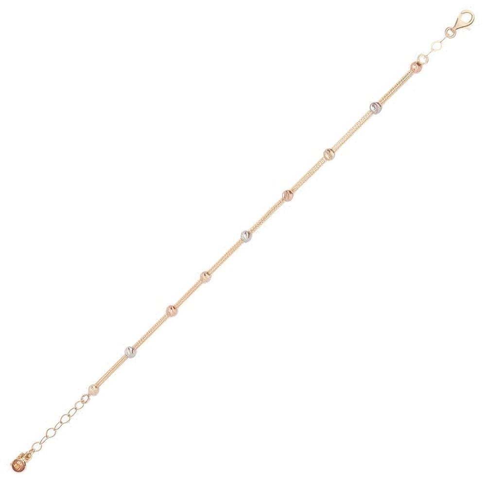 Altın Top Top Bileklik 18CM