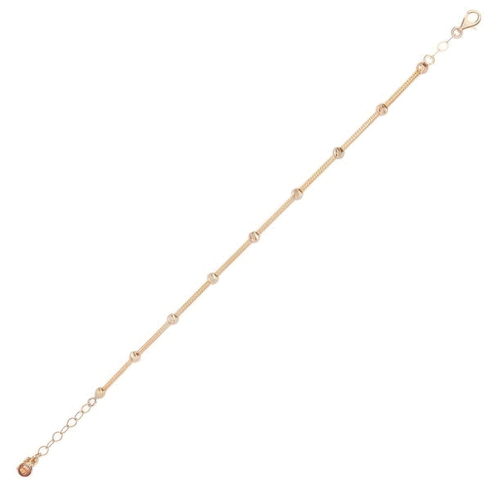 Altın Top Top Bileklik 18CM