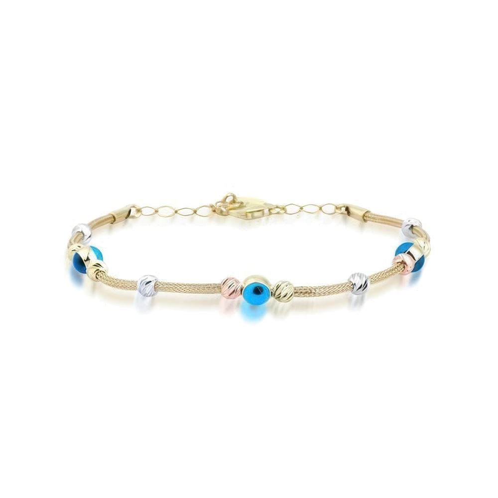 Anne Çocuk İkili Set Altın Bileklik Anne 19Cm Çocuk 14Cm