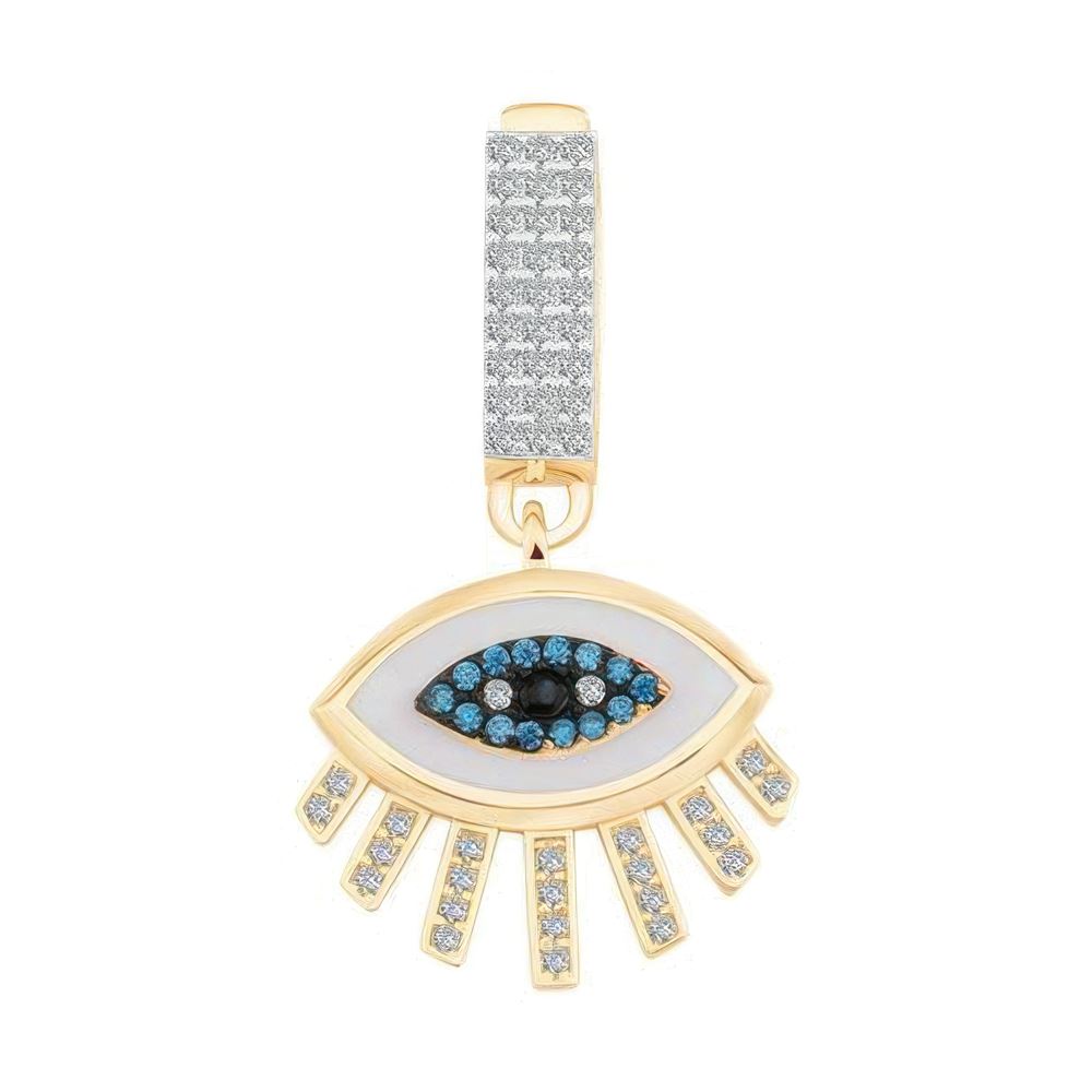Mineli Göz 9Mm Bileklik Charm