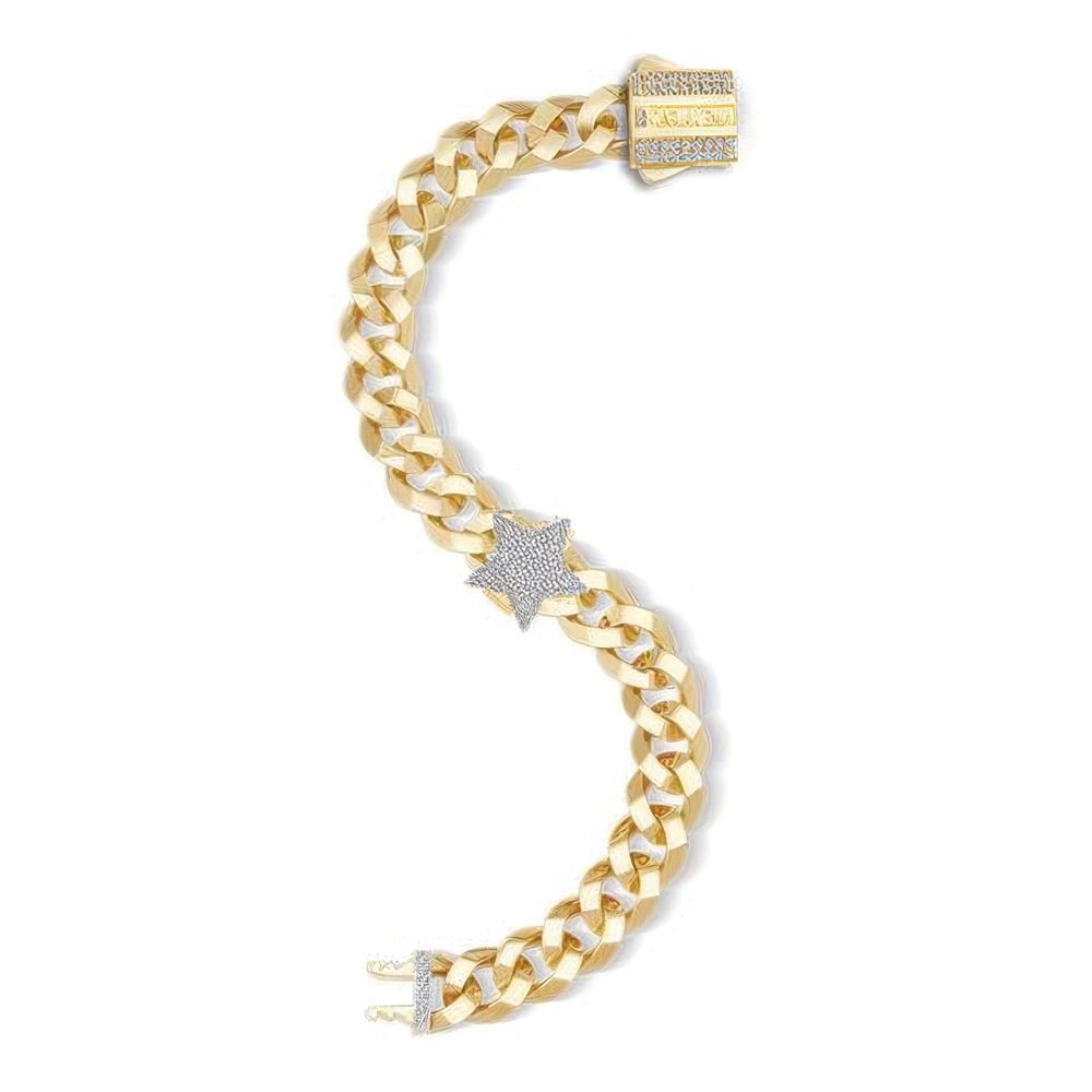 Taşlı Yıldız 9Mm Bileklik Charm